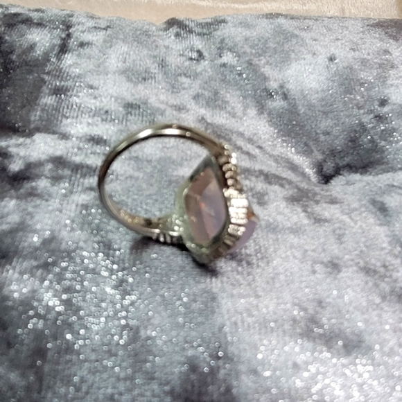 Luxury Taro Crystal Rose Ring - Picture 6 of 9